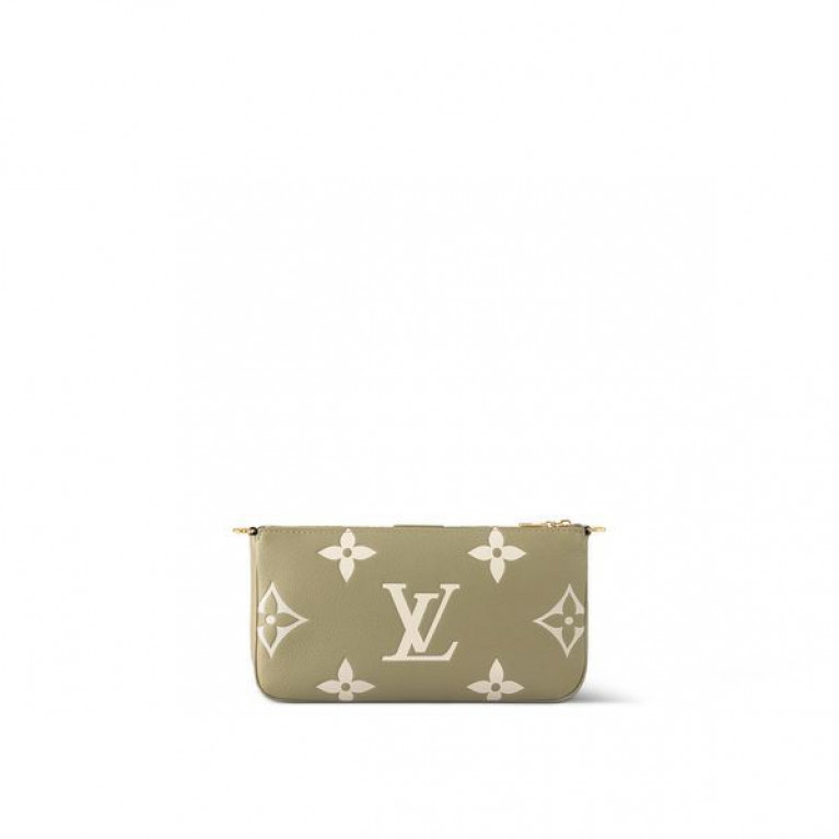 Аксессуар Louis Vuitton Multi Pochette Accessoires  Bicolour Monogram Empreinte Light Khaki / Cream
