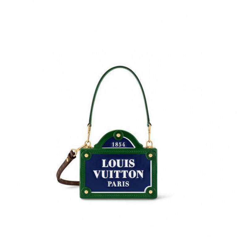 Сумка Louis Vuitton Petite Malle канва Monogram Blue/Green