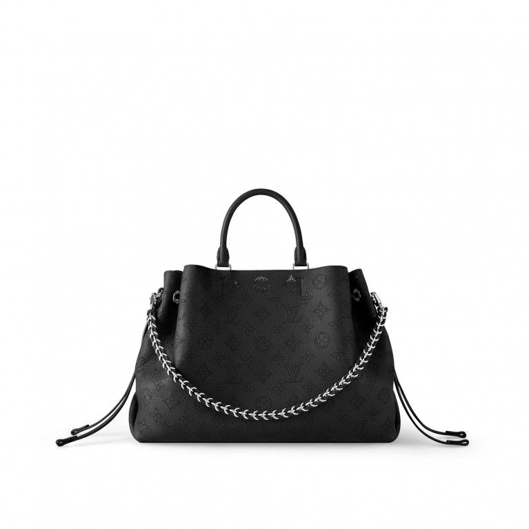 Сумка Louis Vuitton Bella Tote Bag кожа Mahina Black