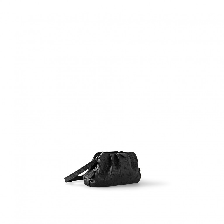 Клатч Louis Vuitton Scala Mini Pouch кожа Mahina Black