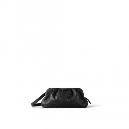 Клатч Louis Vuitton Scala Mini Pouch кожа Mahina Black