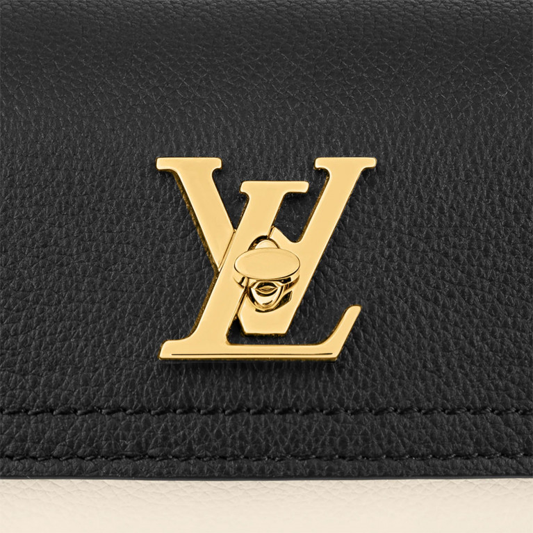 Клатч Louis Vuitton Lockme Tender Pochette Black / Cream