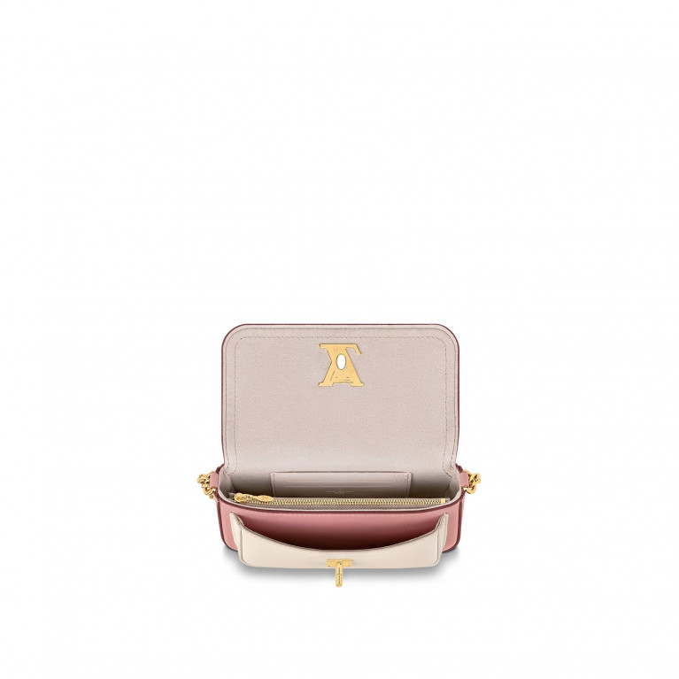 Клатч Louis Vuitton Lockme Tender Pochette Rose Trianon / Quartz