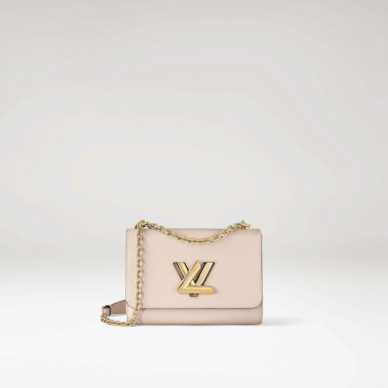 Сумка Louis Vuitton Twist MM кожа Epi Quartz
