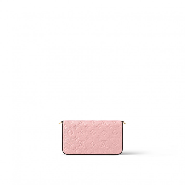 Сумка Louis Vuitton Pochette Felicie Monogram Empreinte Rose Poudre
