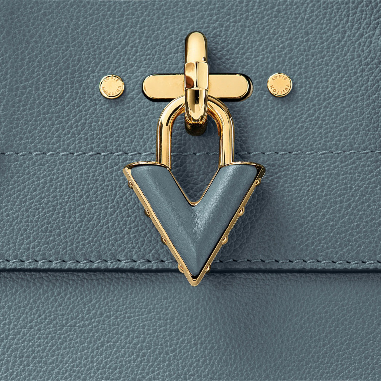Сумка Louis Vuitton Steamer MM Blue Denim