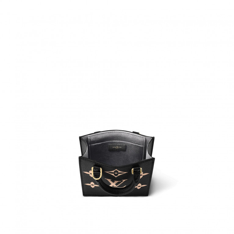 Сумка Louis Vuitton Petit Sac Plat Monogram Empreinte  Bicolor Black / Creme