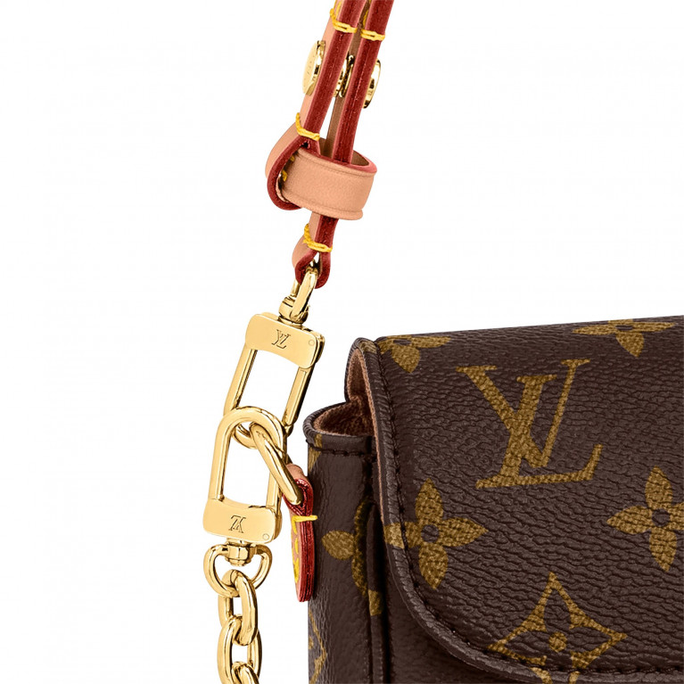 Кошелёк Louis Vuitton Wallet on Chain Ivy канва Monogram 
