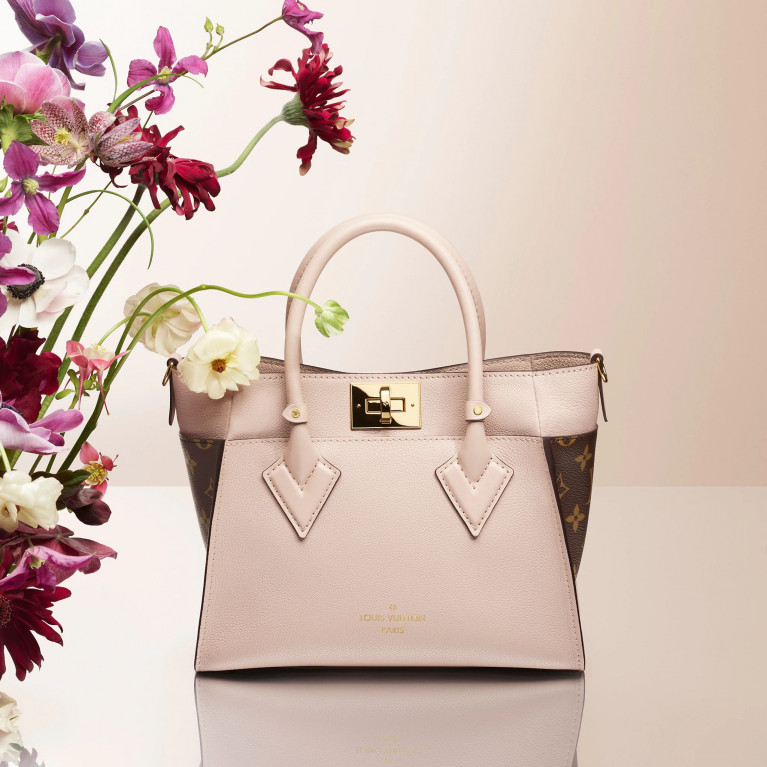 Сумка Louis Vuitton On My Side PM Tote Bag канва Monogram Greige