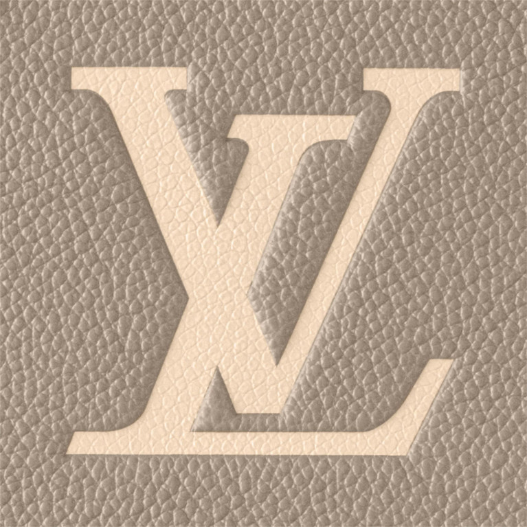 Сумка Louis Vuitton Onthego PM Tote Bag Monogram Empreinte Bicolour Tourterelle / Creme