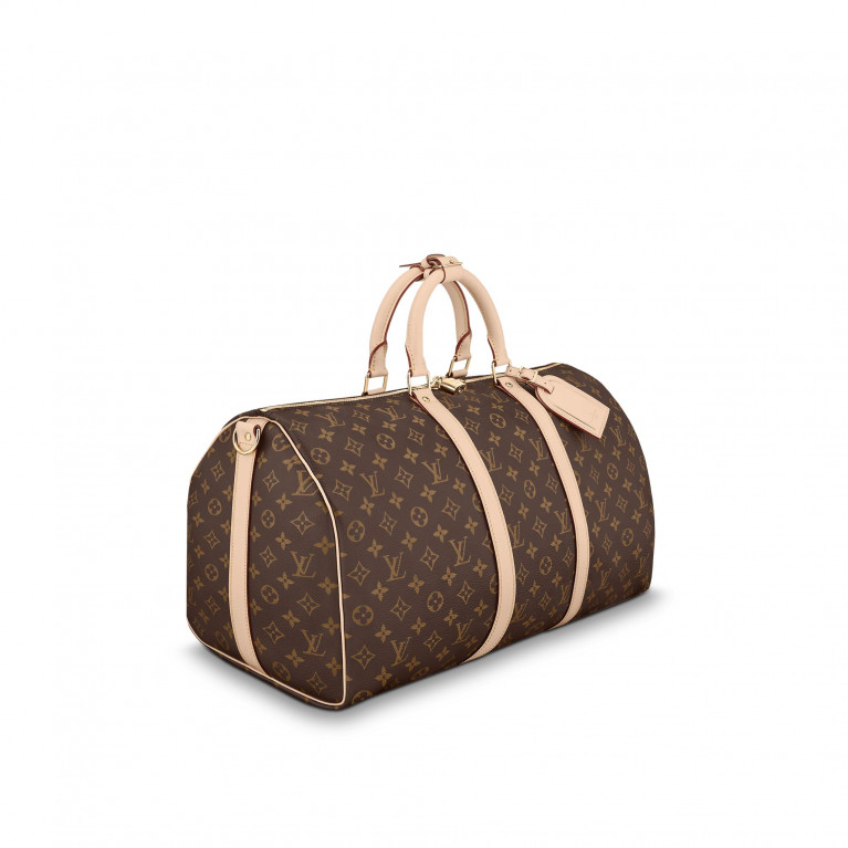 Дорожная сумка Louis Vuitton Keepall Bandouliere 50 канва Monogram