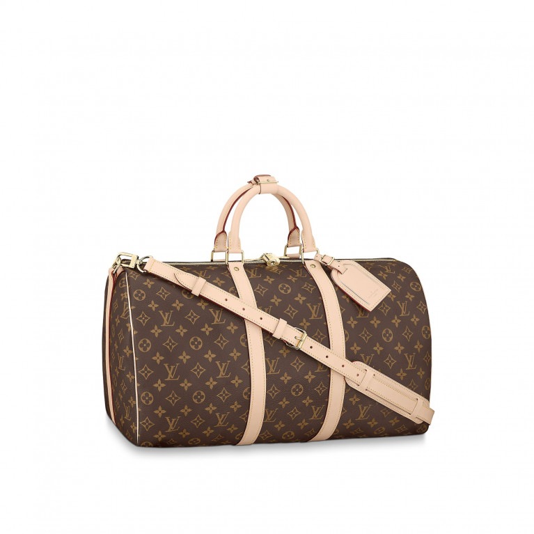 Дорожная сумка Louis Vuitton Keepall Bandouliere 50 канва Monogram