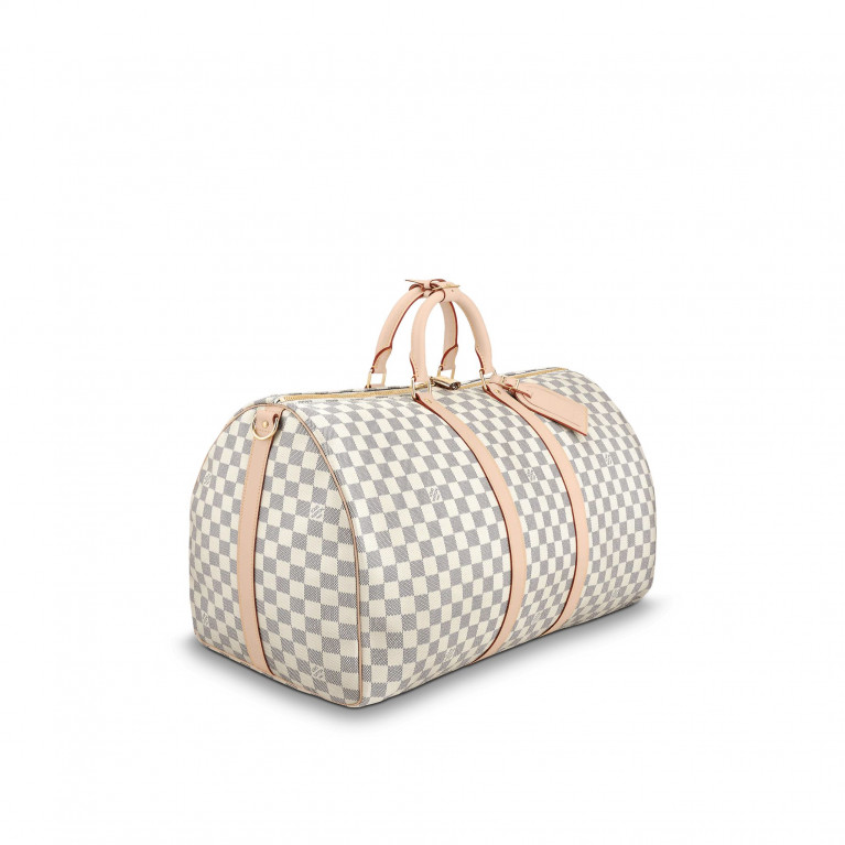 Дорожная сумка Louis Vuitton Keepall Bandouliere 55 канва Damier Azur