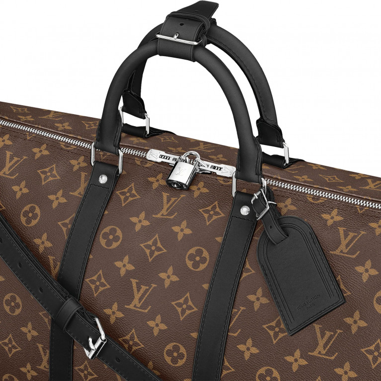 Дорожная сумка Louis Vuitton Keepall Bandouliere 55 канва Monogram