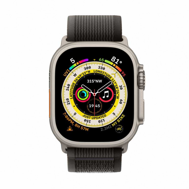 Смарт-часы APPLE Watch Ultra 49 Titanium Case / Black Gray Trail Band