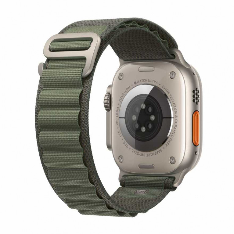 Смарт-часы APPLE Watch Ultra 49 Titanium Case / Green Alpine Band