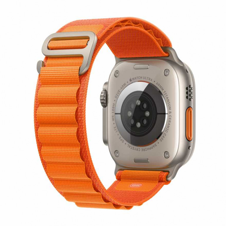 Смарт-часы APPLE Watch Ultra 49 Titanium Case / Orange Alpine Band