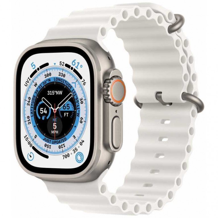 Смарт-часы APPLE Watch Ultra 49 Titanium Case / White Ocean Band