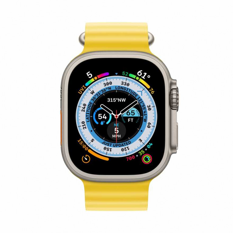 Смарт-часы APPLE Watch Ultra 49 Titanium Case / Yellow Ocean Band