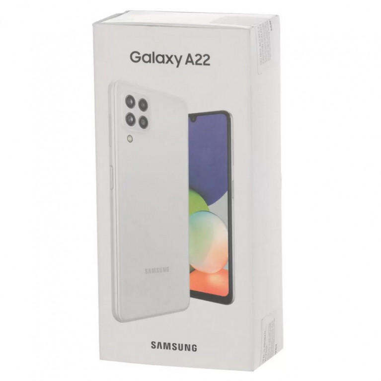 Смартфон Samsung Galaxy A22 128GB White
